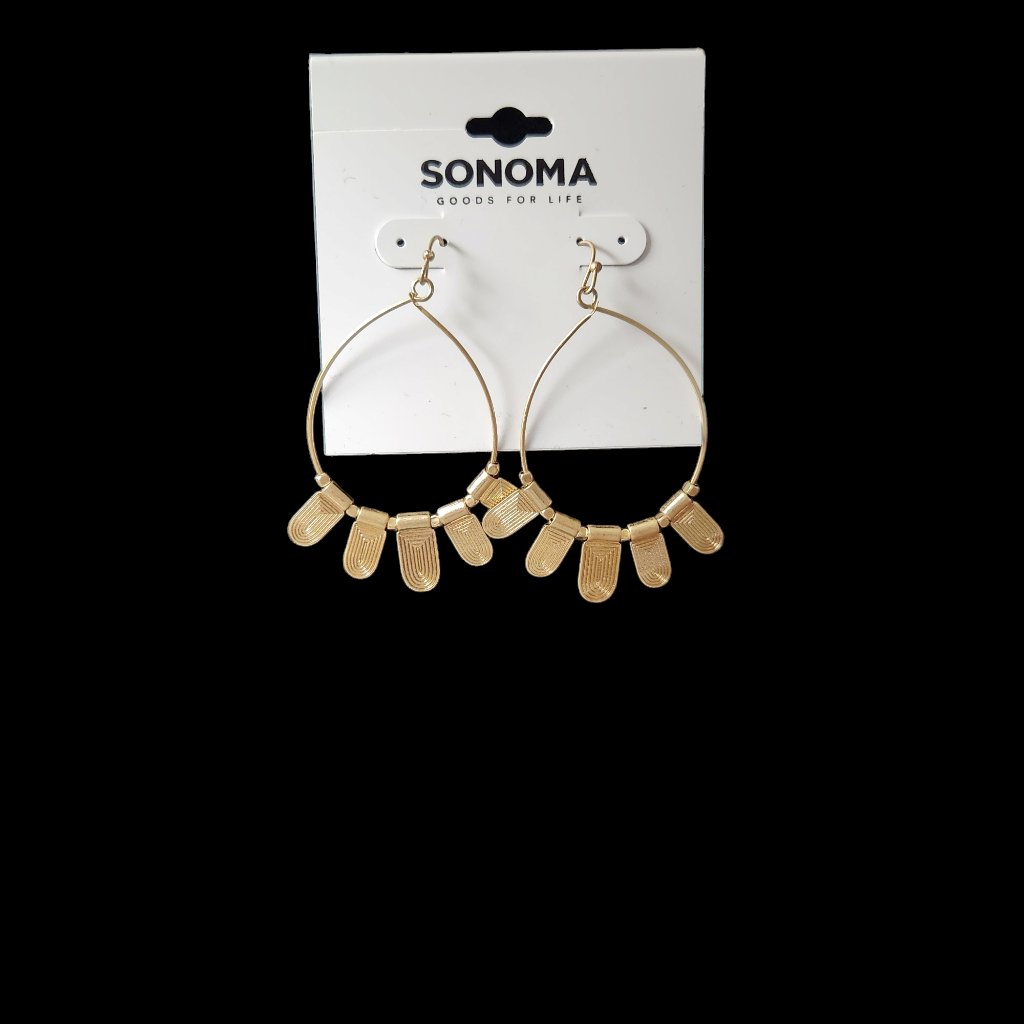 Nwt Sonoma Goods For Life Gold Tone Dangle Earrings